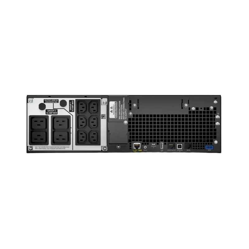 APC Uninterruptible Power Supply UPS 5000 VA 4.5 kW 230V Input Rack Mount 10 Outlets SRT5KRMXLI