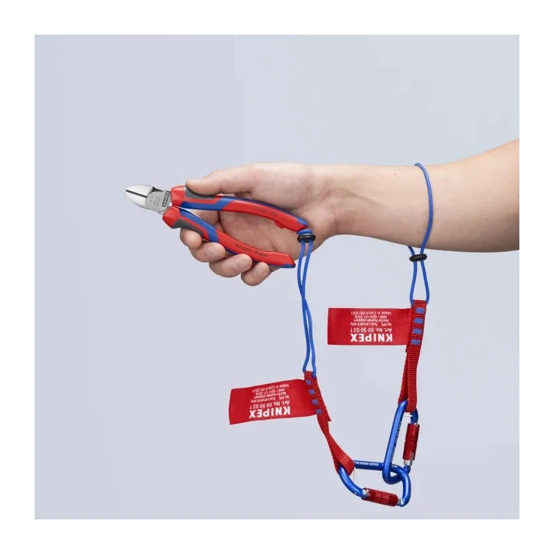 Knipex Diagonal Bevel Side Cutter with 11mm Jaw Width, 160mm Length, Steel Jaw, Bi-Metal Handle 70 02 160 SB