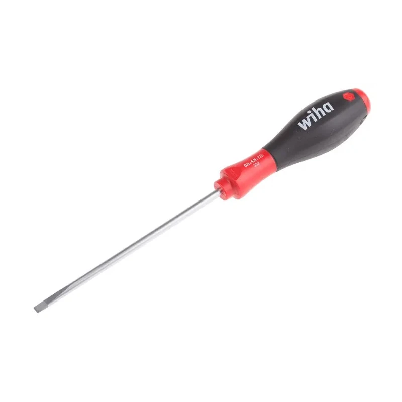 Wiha Standard Slotted Screwdriver, 125 mm Blade, Bi-Material Handle, VDE 1000V Approved, 236 mm Overall 00697