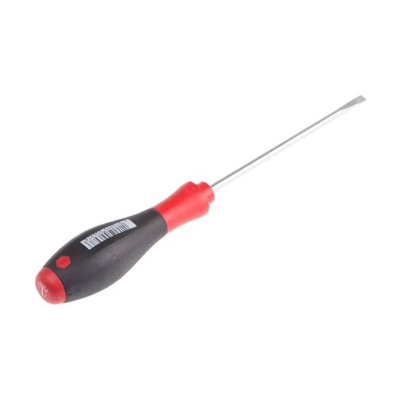 Wiha Standard Slotted Screwdriver, 125 mm Blade, Bi-Material Handle, VDE 1000V Approved, 236 mm Overall 00697