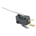 ZF Long Leaf Lever Micro Switch, Tab Terminal, 16A, 250V AC, SPDT, IP40 D459-V3LL