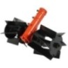 Balwaan 26mm Cross Type Tiller Attachment Black