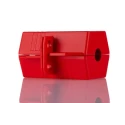 RS PRO Red 2-Lock Polypropylene Plug Lockout with 9 mm Shackle Diameter 161-5876