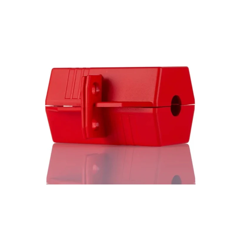 RS PRO Red 2-Lock Polypropylene Plug Lockout with 9 mm Shackle Diameter 161-5876