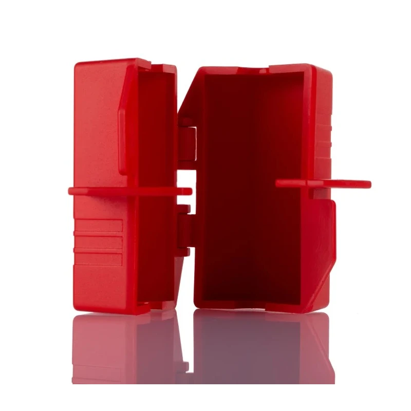 RS PRO Red 2-Lock Polypropylene Plug Lockout with 9 mm Shackle Diameter 161-5876
