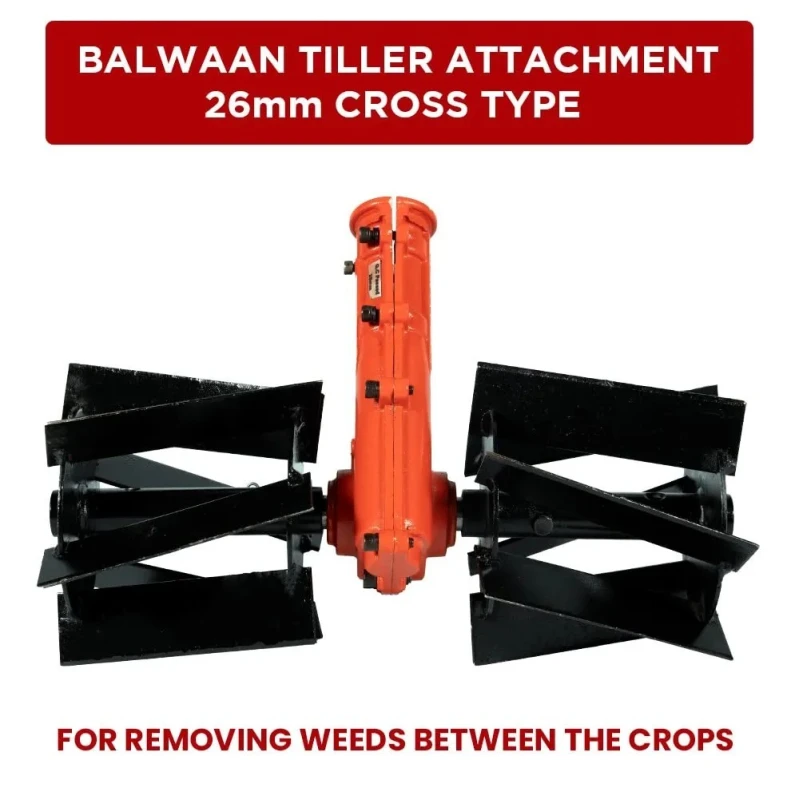 Buy Balwaan 26mm Cross Tiller Attachment Black at Lowest Price