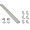 PowerLED LED Strip Extrusion and Diffuser for Cove Lighting, Shelve Lighting, Under Cabinet Lighting, Skirting Board EXT6