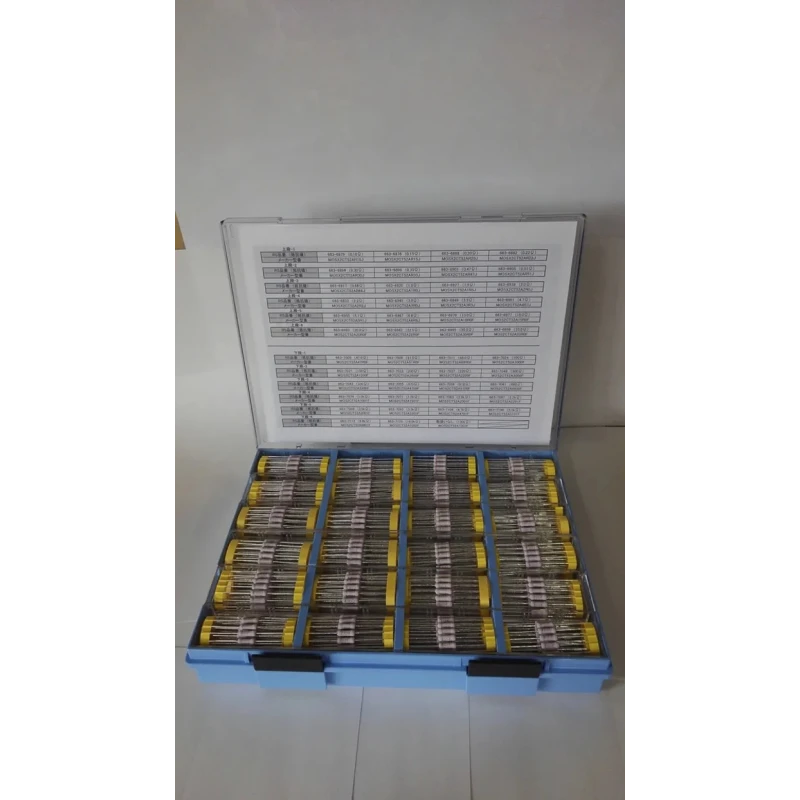 KOA Metal Oxide Through Hole Resistor Kit 1175 Pieces 0.1 Ω to 100 kΩ 2W Power MOS(X)2C KIT