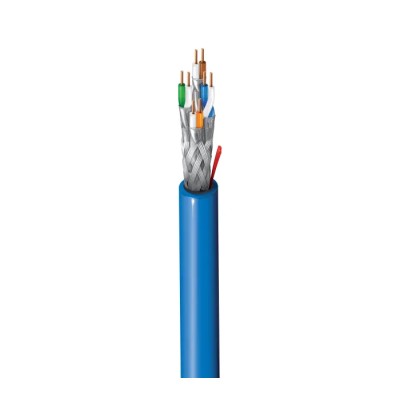Belden Shielded Cat7a Ethernet Cable, 500 m, Low Smoke Zero Halogen, 72V, 0.33mm² Cross Section 