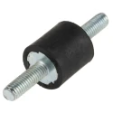 RS PRO M5 Anti-Vibration Mount Male to Male Bobbin 15 mm OD 15 mm Height 12 kg Compression 60 Shore A Rubber 162-3251
