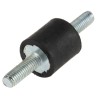 RS PRO M5 Anti-Vibration Mount Male to Male Bobbin 15 mm OD 15 mm Height 12 kg Compression 60 Shore A Rubber 162-3251