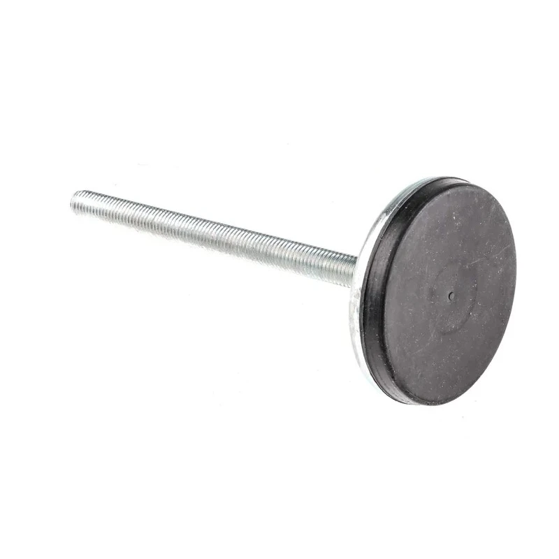 RS PRO Zinc Plated Steel Adjustable Foot M12 Thread Size 80 mm Base Diameter 1000 kg Static Load Capacity 10° Tilt 162-3257