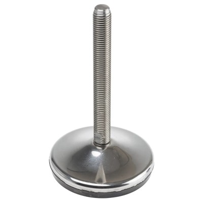 RS PRO M16 100 mm Dia. Adjustable Foot Stainless Steel 1500 kg Static Load Capacity 10° Tilt Angle 162-3259