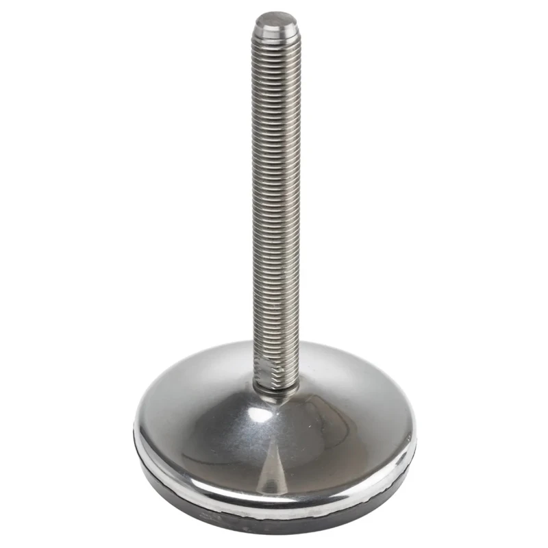 RS PRO M16 100 mm Dia. Adjustable Foot Stainless Steel 1500 kg Static Load Capacity 10° Tilt Angle 162-3259