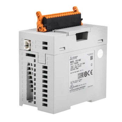 Mitsubishi Electric Analogue Input Module with 8 Inputs and 8 Digital Outputs, DIN Rail Mount, for FX5U and FX5UC CPU FX58AD
