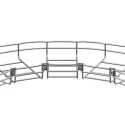Cablofil International 316 Stainless Steel Bend Connector Cable Tray Accessory 300mm Width CM558324