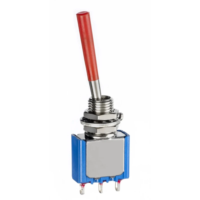 APEM Panel Mount Toggle Switch, On-Off-On, SPDT, Solder Terminal, Actuator Length 23.1mm, Operating Temp 5636AB-21+U646