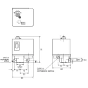 SMC Adjustable Pressure Switch NC 0.1 MPa to 0.8 MPa 1/4 in Port Size IS3000-02