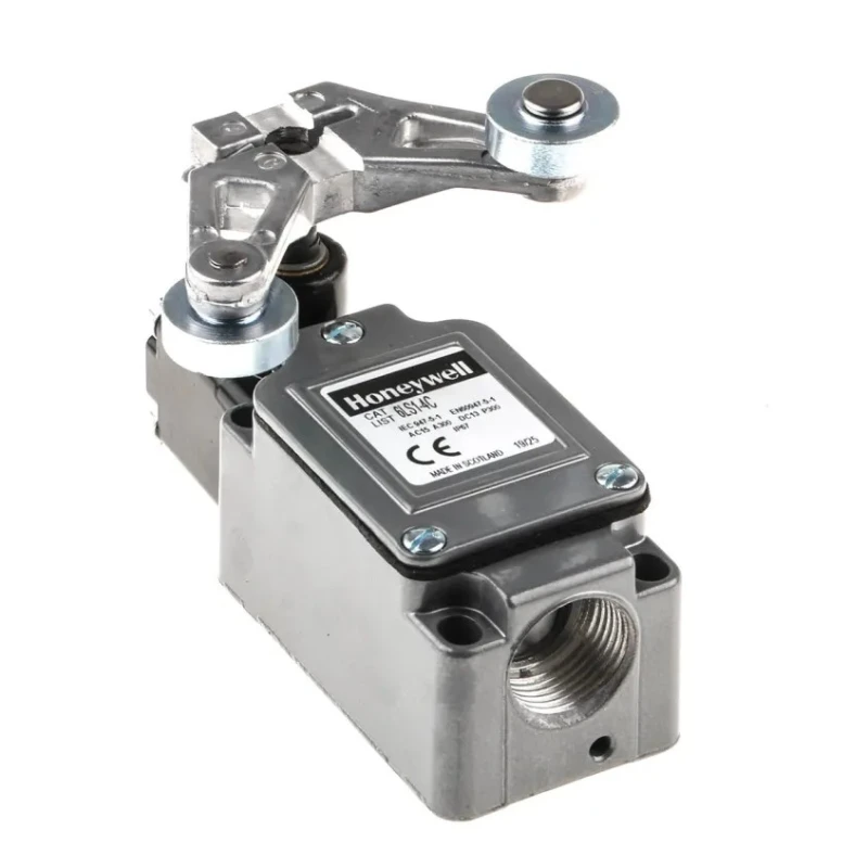 Honeywell Technologies LS Series Fork Roller Lever Limit Switch, SPDT, IP67, Die Cast Zinc Housing, 240V AC, 6A 6LS1-4C