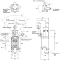 Honeywell Technologies LS Series Fork Roller Lever Limit Switch, SPDT, IP67, Die Cast Zinc Housing, 240V AC, 6A 6LS1-4C