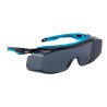 Bolle Safety TRYON OTG Safety Glasses Anti-Scratch Anti-Fog Coating Smoked Polycarbonate Lens TRYOTGPSF