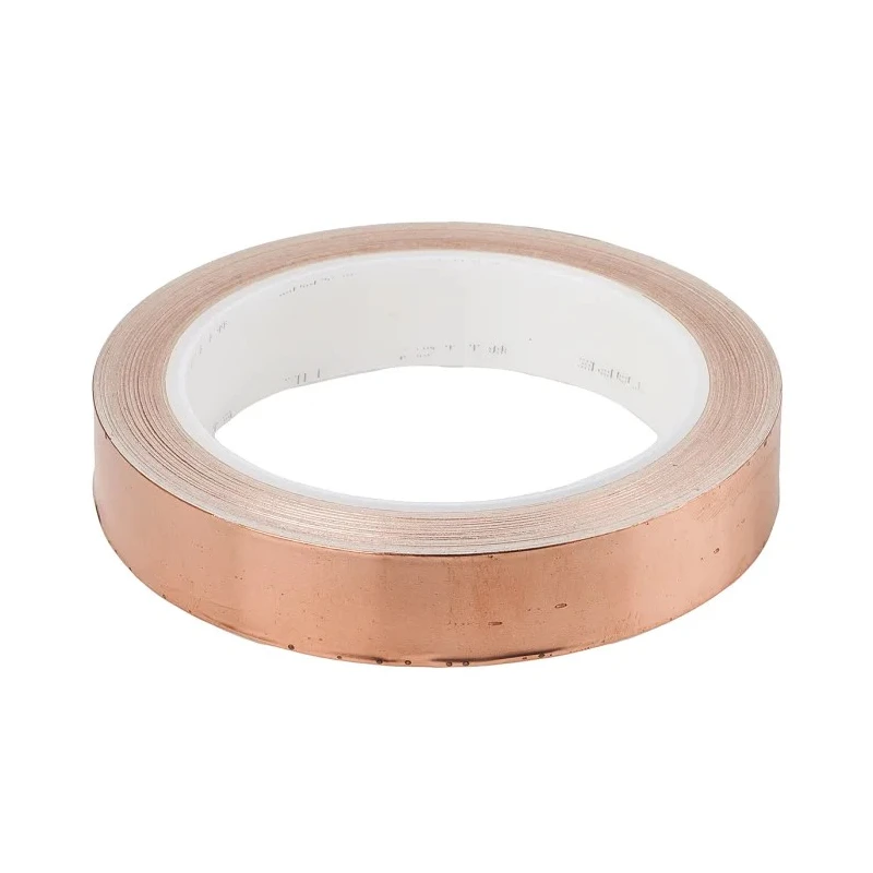 3M Conductive Metallic Tape Copper Foil Acrylic Adhesive 19.1mm x 16.5m 155°C Max 1181-19