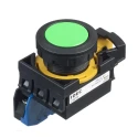 Idec CW Series Illuminated Maintained Push Button Switch Panel Mount 22 mm Cutout SPST IP65 CW1B-A1E10G