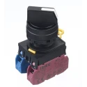 Idec Spring Return Selector Switch SPDT 22 mm Cutout Diameter 2 Positions YW1S-2E11