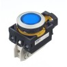 Idec CW Series Illuminated Blue LED Push Button Switch Panel Mount 22 mm Cutout IP66 24V CW4P-1EQ4S