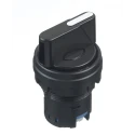 Idec HW Series 4 Position Selector Switch Head 22mm Cutout, White, IP20 HW1S-4T