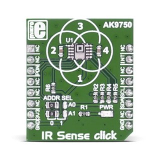 MikroElektronika Sensor Development Tool IR Sense Click SPI, I2C MIKROE-2677