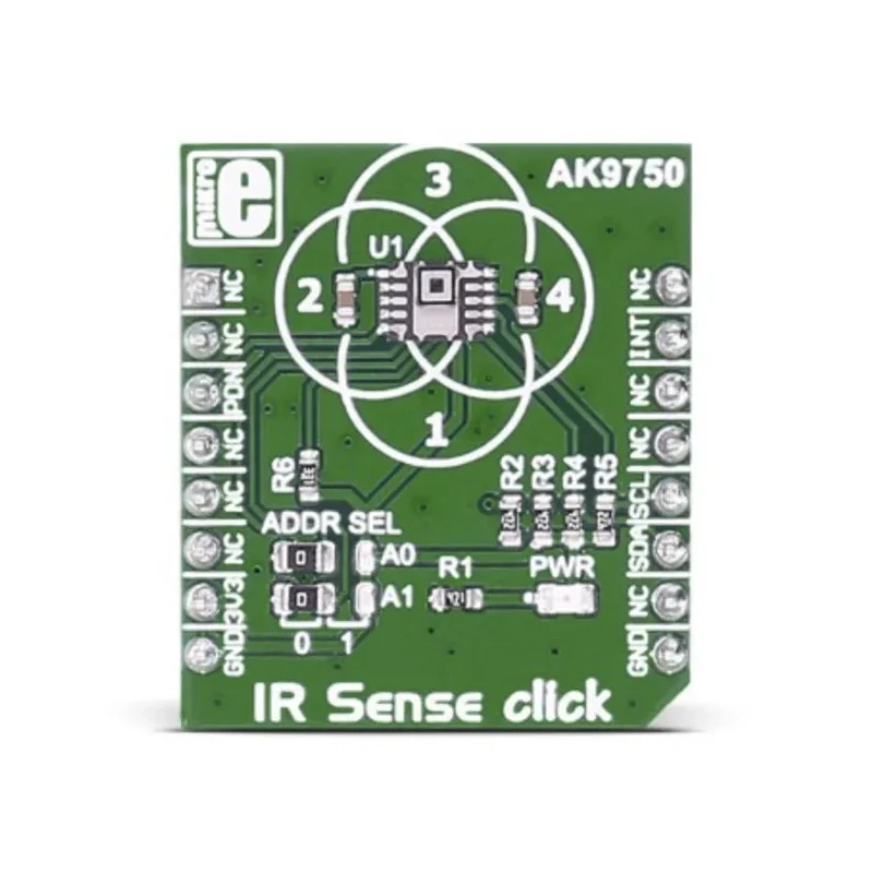 MikroElektronika Sensor Development Tool IR Sense Click SPI, I2C MIKROE-2677