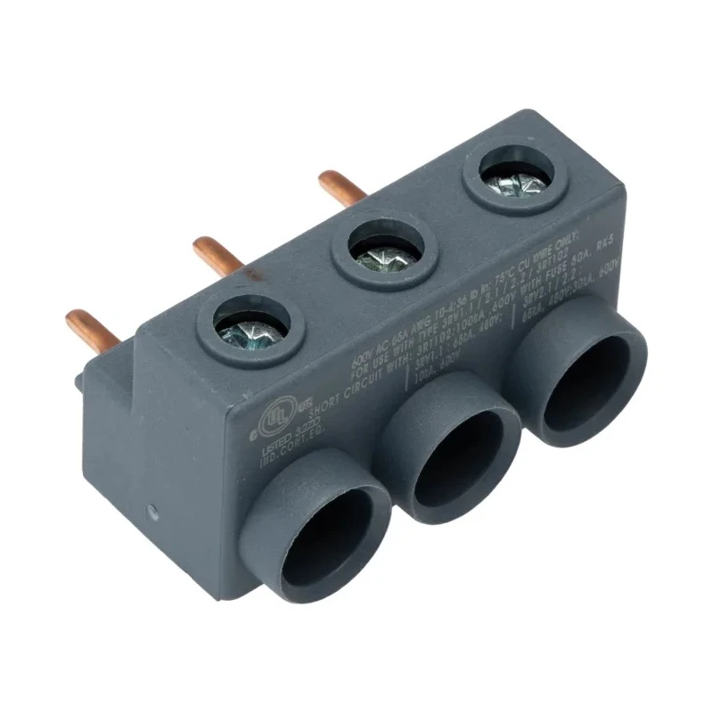 Siemens Terminal 3-Phase Supply Accessory 3RV1 Series 63A 690V 24x44x25mm 3RV1915-5A