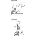 Entrelec IDC Cable Inserter for Use With G32 (32 x 15 mm Mounting Rail) and TH35-15, TH35-7.5 (IEC 60715) 1SNA178944R0400
