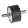 RS PRO M8 Anti-Vibration Mount Male to Male Bobbin Natural Rubber 40 mm OD 20 mm H 80.26 kg Compression 171-2581