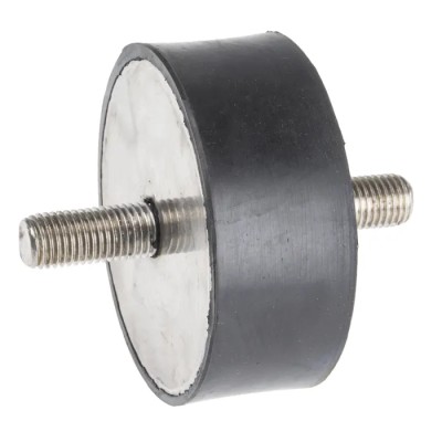 RS PRO Anti-Vibration Mount Male to Male Bobbin M16 Thread Size 100 mm OD 40 mm Height 726.56kg Compression Load 171-2589