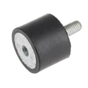 RS PRO Cylindrical M5 Anti-Vibration Mount Male to Female Bobbin 17.18 kg Compression 20 mm OD 15 mm H 171-2595
