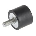 RS PRO Cylindrical M5 Anti-Vibration Mount Male to Female Bobbin 17.18 kg Compression 20 mm OD 15 mm H 171-2595