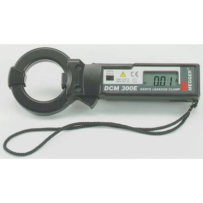 Megger DCM300E Leakage Clamp Meter 300 A ac CAT III, CAT II Non-Contact Voltage Detector LR44 Battery Japan DCM300E