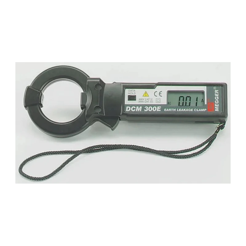 Megger DCM300E Leakage Clamp Meter 300 A ac CAT III, CAT II Non-Contact Voltage Detector LR44 Battery Japan DCM300E