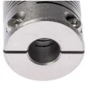 Huco Stainless Steel 3-Beam Clamp Flexible Coupler 25.4 mm OD 10 mm Bore 31.8 mm Length 721.25.3232