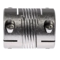 Huco Stainless Steel 3-Beam Clamp Flexible Coupler 25.4 mm OD 10 mm Bore 31.8 mm Length 721.25.3232