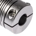 Huco Stainless Steel 3-Beam Clamp Flexible Coupler 25.4 mm OD 10 mm Bore 31.8 mm Length 721.25.3232