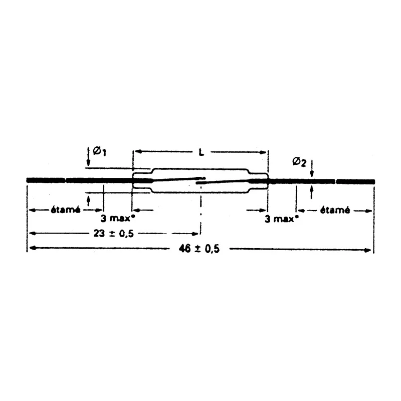 Assemtech SPST PCB Reed Switch 500 mA 200 V dc RI-23
