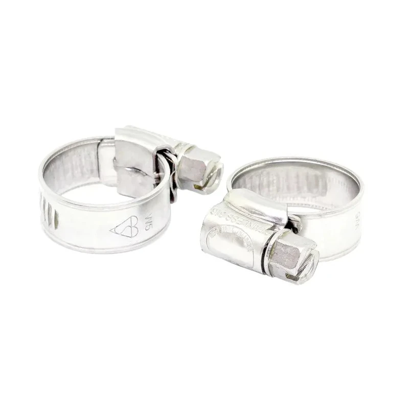RS PRO 316 Stainless Steel Slotted Hex Hose Clip 12.3mm Band Width 11-16mm Inside Diameter 172-0593