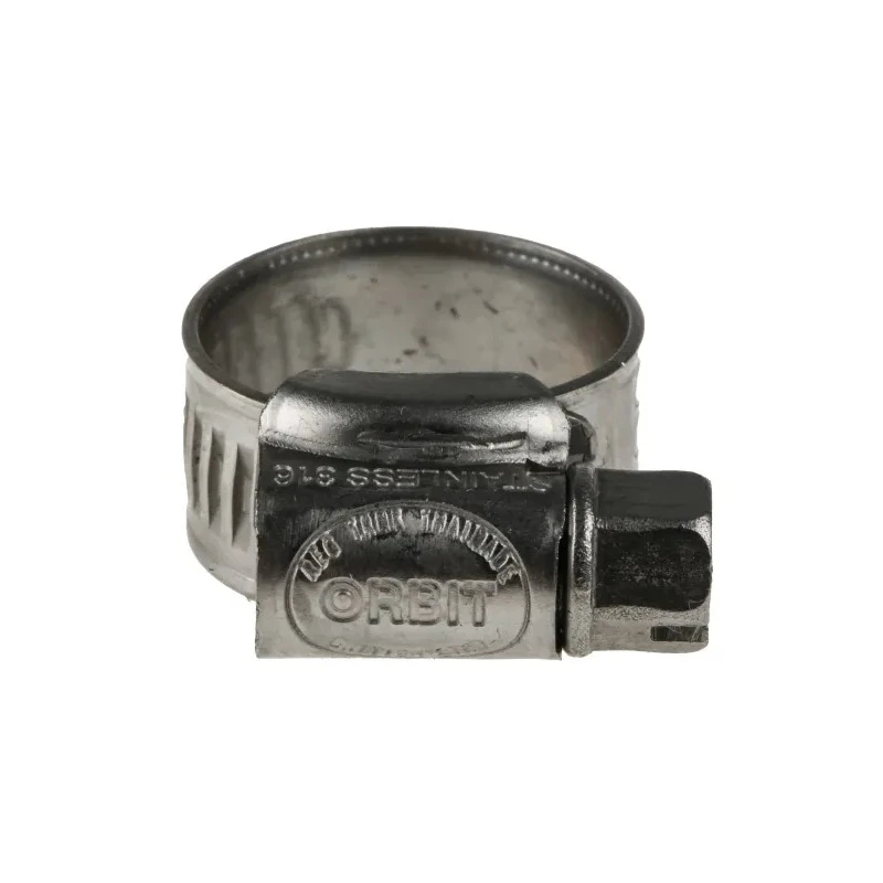 RS PRO 316 Stainless Steel Slotted Hex Hose Clip 12.3mm Band Width 11-16mm Inside Diameter 172-0593