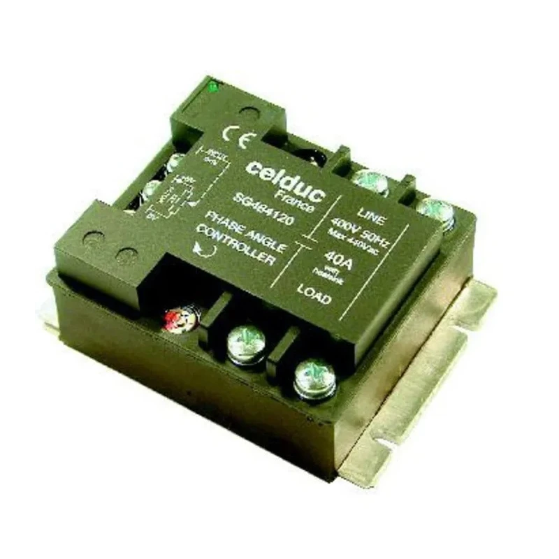 Celduc Solid State Relay DIN Rail Mount, 40 A Load, 265 Vrms Load, 5V Control SG444420