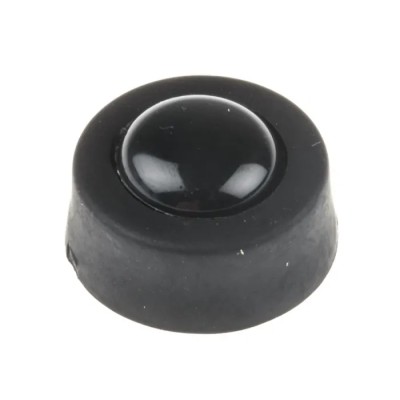 RS PRO Round Anti-Vibration Mount Rubber Foot 15 mm Diameter 6 mm Height Screw Mount 172-0877