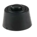 RS PRO Round Anti-Vibration Mount Rubber Foot 24 mm Outside Diameter 14 mm Height 172-0856