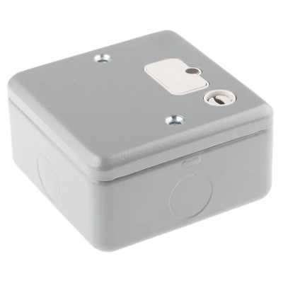 MK Electric 13A 1 Gang Fused Spur High Grade Thermoset, Urea Moulded, Flush and Surface Mount K989 ALM